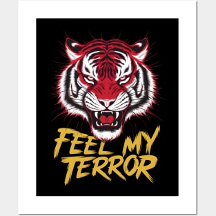 Furious Tiger: Feel My Terror Design Posters and Art
